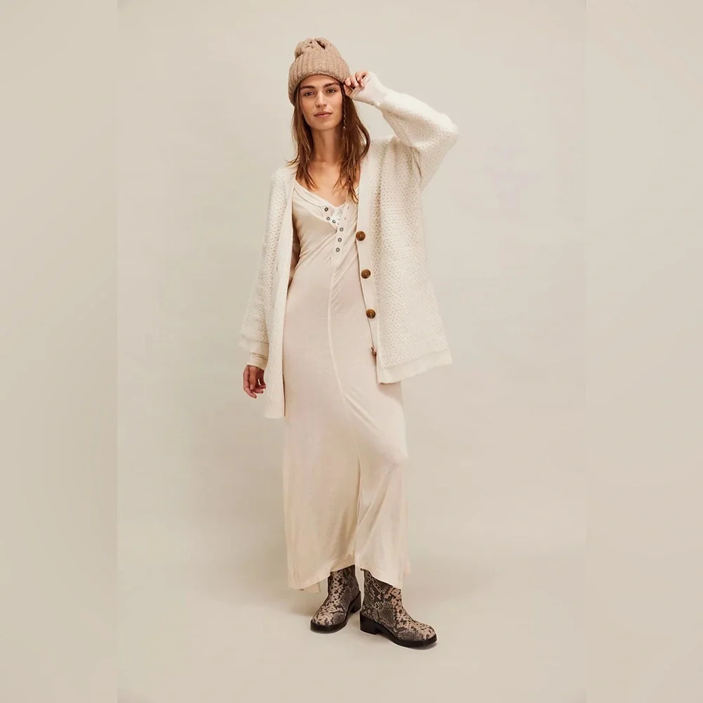 Free People Herringbone Stitch Kimono cardigan - Picture 3 of 3